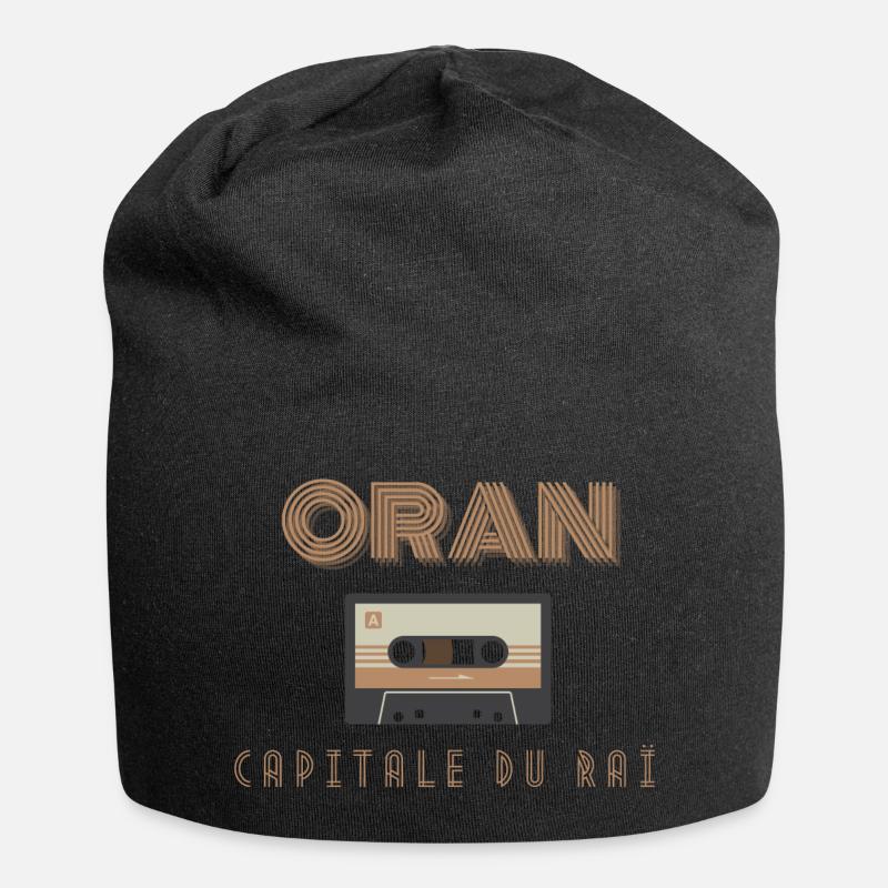Oran Capitale du rai - Bonnet en jersey - noir