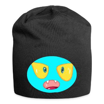 Monster - Jersey-Beanie - Schwarz - Vorne