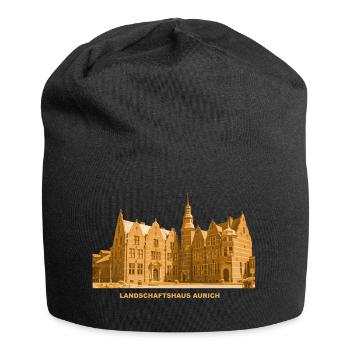 Aurich, Landschaftshaus, Frise orientale, Basse-Saxe - Bonnet en jersey - noir - Devant