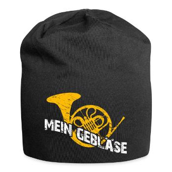 Horn mein Instrument - Jersey-Beanie - Schwarz - Vorne