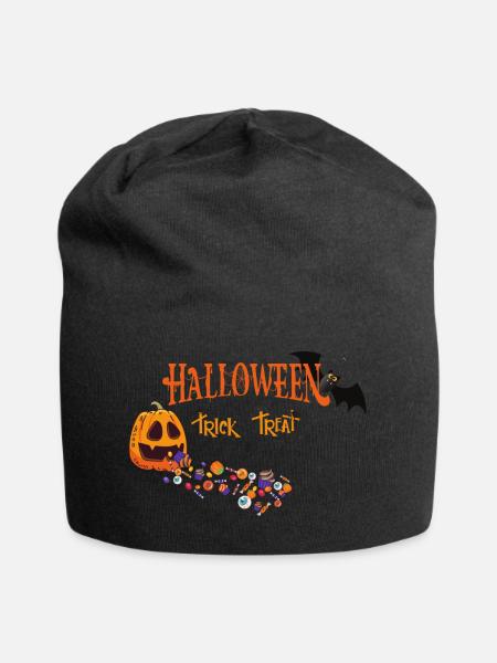 Halloween Trick or Treat - Jersey-Beanie - Schwarz