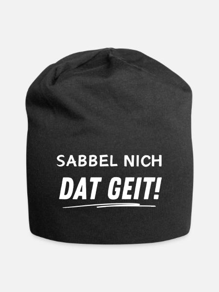 SABBEL NICH DAS GEIT! - Jersey-Beanie - Schwarz