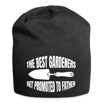 Garten Geschenk Gärtner Obstgarten Hobbygärtner - Jersey-Beanie - Schwarz - Vorne
