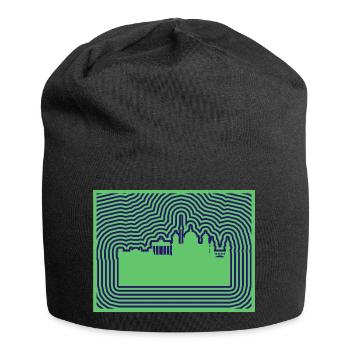 Berlin Skyline - Jersey Beanie - black - Front