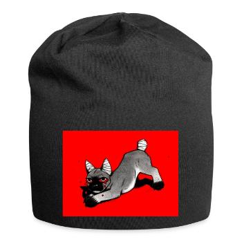 Frensh Dog - Jersey-Beanie - Schwarz - Vorne