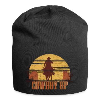 Cowboy Up - Jersey-Beanie - Schwarz - Vorne