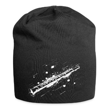 Flöte Streetart - Jersey-Beanie - Schwarz - Vorne