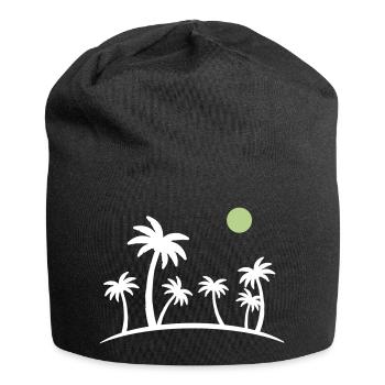 Palmiers - Bonnet en jersey - noir - Devant
