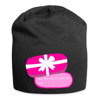 iMessage Girl Power Gift - Jersey Beanie - black - Front