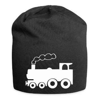 Lokomotive - Jersey-Beanie - Schwarz - Vorne