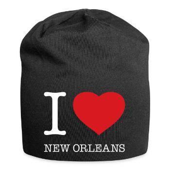I LOVE NEW ORLEANS - Jersey-Beanie - Schwarz - Vorne