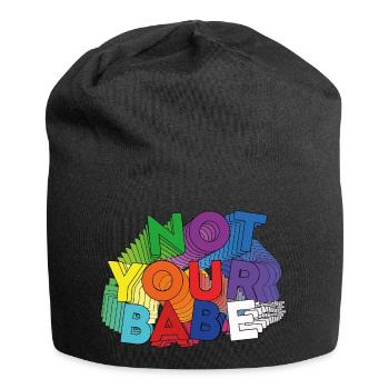 NOT YOUR BABE - Bonnet en jersey - noir - Devant