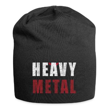 Heavy Metal Motif - Jersey Beanie - black - Front