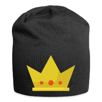 Krone - Jersey-Beanie - Schwarz - Vorne