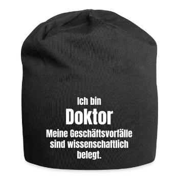 Doctor: Scientifically proven incidents - Jersey Beanie - black - Front