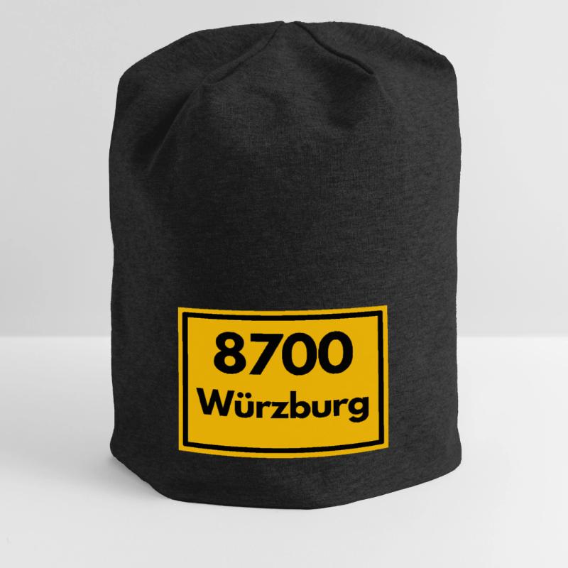 OLD POSTCODE POSTCODE RETRO 8700 WÜRZBURG FRANKEN Jersey Beanie