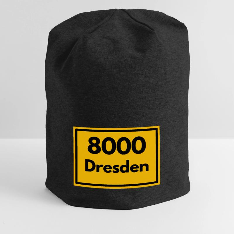 OLD POSTCODE POSTCODE RETRO 8000 DRESDEN ELBE Jersey Beanie