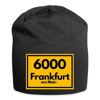 OLD POSTCODE POSTCODE RETRO 6000 FRANKFURT AM MAIN - Jersey Beanie - black - Front