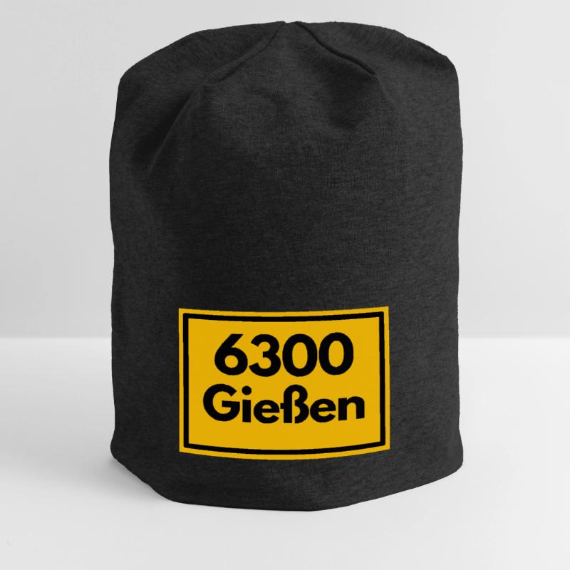 OLD POSTCODE ZIP CODE RETRO 6300 GIESSEN Jersey Beanie