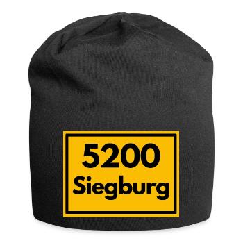 ALTE POSTLEITZAHL PLZ RETRO SIEGBURG - RHEIN SIEG - Jersey-Beanie - Schwarz - Vorne