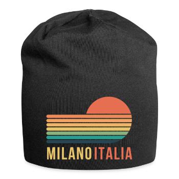Milan, Italy - Jersey Beanie - black - Front