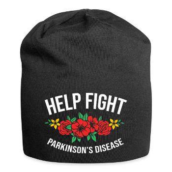 Maladie de Parkinson - Bonnet en jersey - noir - Devant