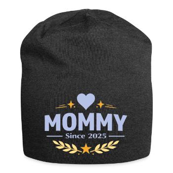 Mama seit 2025 – Proud Mom Design - Jersey-Beanie - Anthrazit - Vorne
