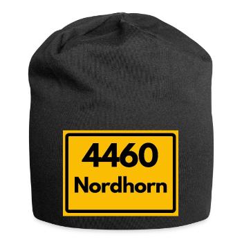 ALTE POSTLEITZAHL PLZ RETRO  4460 NORDHORN – NRW - Jersey-Beanie - Schwarz - Vorne