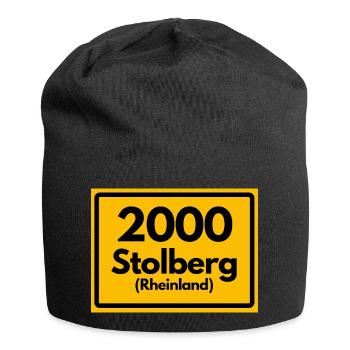 ALTE POSTLEITZAHL PLZ RETRO  2000 STOLBERG  - Jersey-Beanie - Schwarz - Vorne