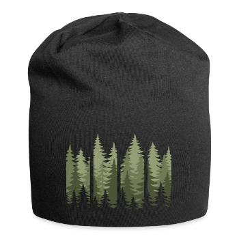 Forêt Nature Arbres Nature Nature Amoureux de la nature - Bonnet en jersey - noir - Devant