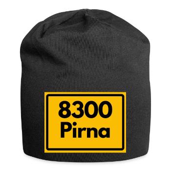 ALTE POSTLEITZAHL PLZ  8300 PIRNA PLZ SACHSEN - Jersey-Beanie - Schwarz - Vorne