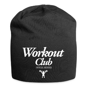 Workout Club - Jersey-Beanie - Schwarz - Vorne