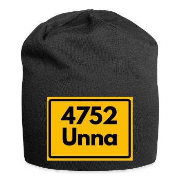 ANCIEN CODE POSTAL 4752 ZIP 59423 UNNA NRW - Bonnet en jersey - noir - Devant