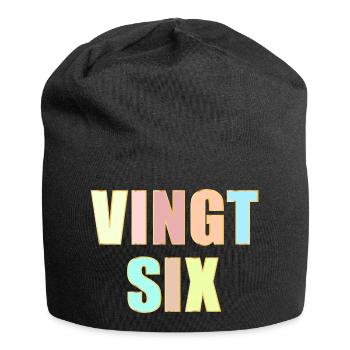 Vingt-Six 26 - Bonnet en jersey - noir - Devant
