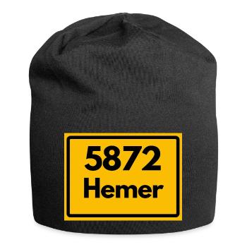 OLD POSTCODE 5872 ZIP 58675 HEMER NRW - Jersey Beanie - black - Front