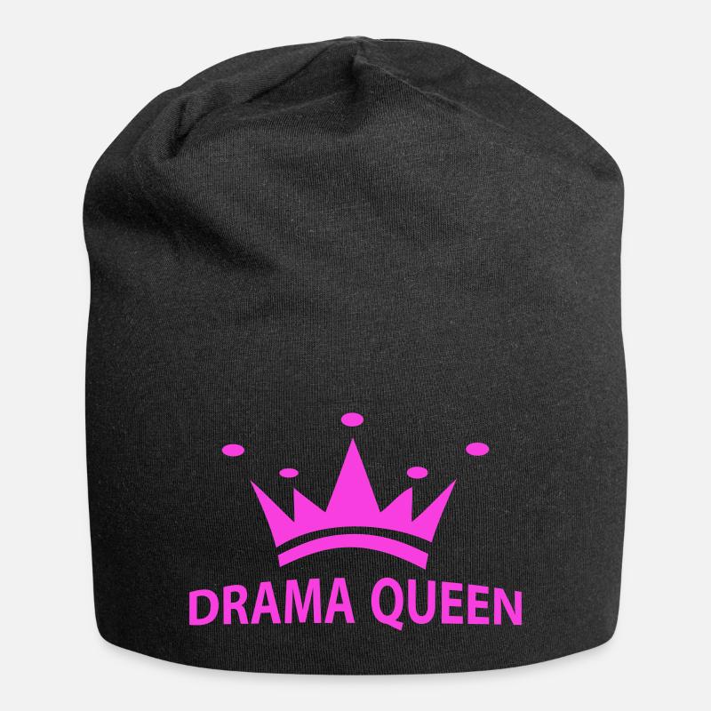 Drama_Queen - Jersey-Beanie - Schwarz