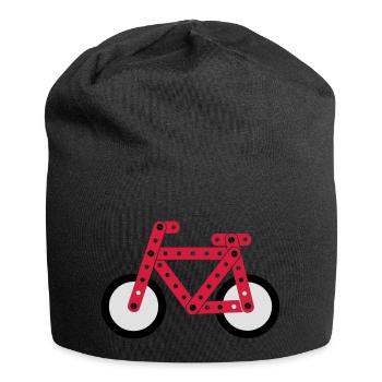 bicyclette - Bonnet en jersey - noir - Devant