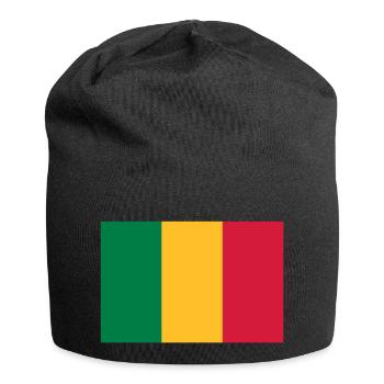 drapeau mali - mali flag - Bonnet en jersey - noir - Devant