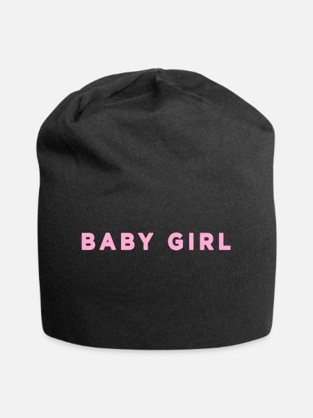 Babygirl Girl Power - Jersey-Beanie - Schwarz