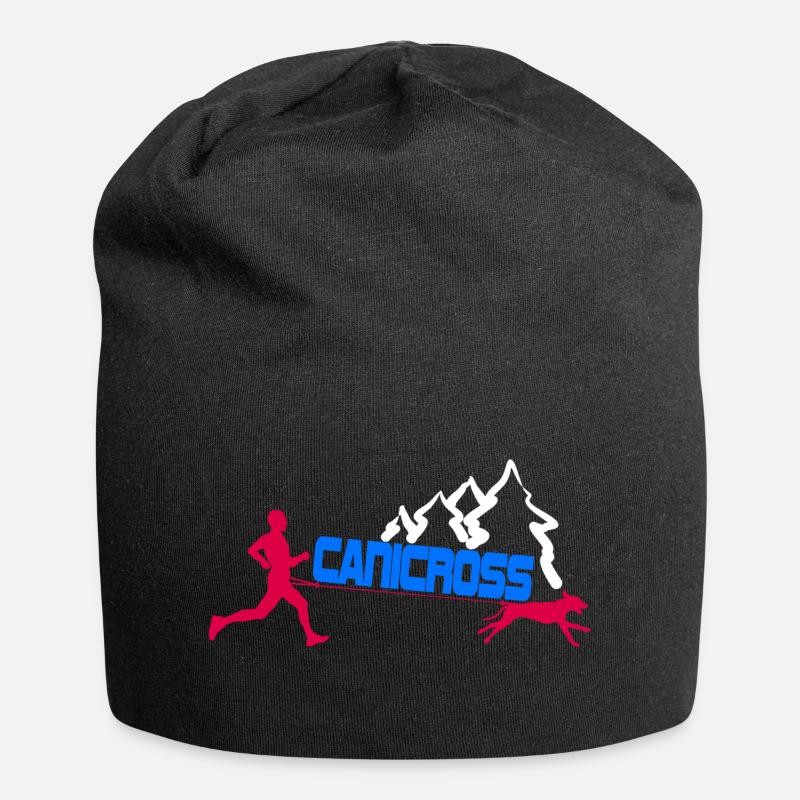 canicross - Jersey Beanie - black