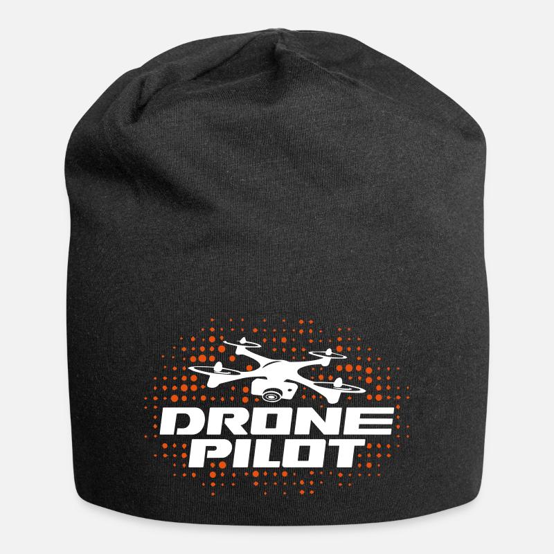 drone pilot - Jersey-Beanie - Schwarz