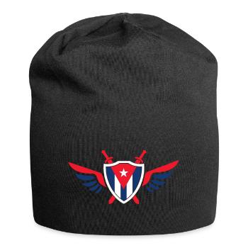 Cuba Wings / Gift Havana Caribbean Cuba Flag - Jersey Beanie - black - Front