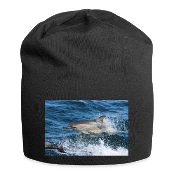 Delfin - Jersey-Beanie - Schwarz - Vorne