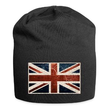 Drapeau anglais - Bonnet en jersey - noir - Devant