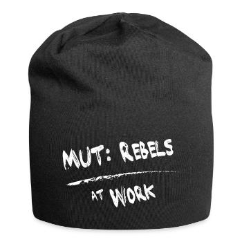 MUT Rebels - Jersey-Beanie - Schwarz - Vorne