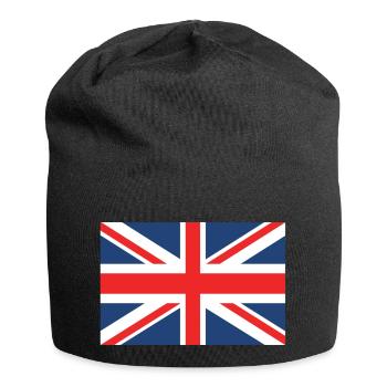 Union jack - Jersey-Beanie - Schwarz - Vorne