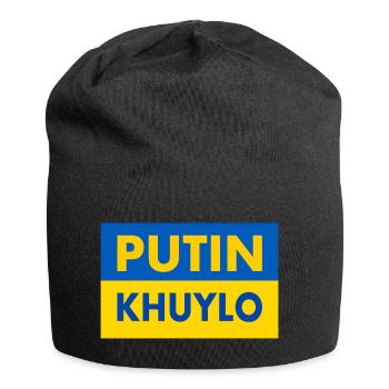 putin khuylo - Jersey-Beanie - Schwarz - Vorne