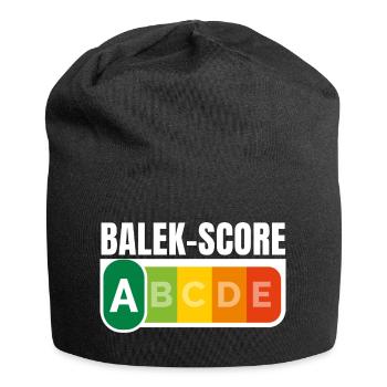 BALEK-SCORE - Humour noir - Bonnet en jersey - noir - Devant