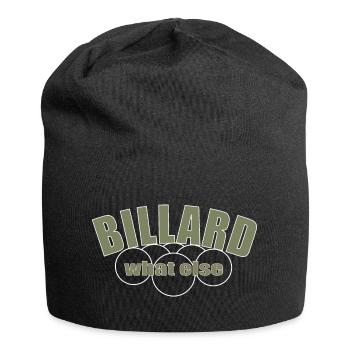 Poolbillard, 9ball, Billard, 8Ball - Jersey-Beanie - Schwarz - Vorne