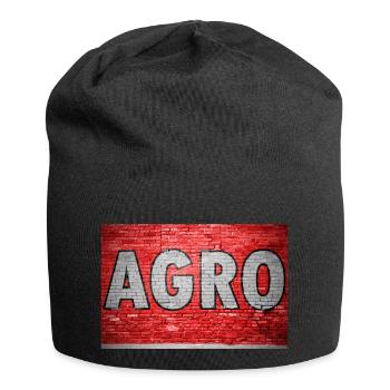 Agro Brick Wall Graffiti - Jersey Beanie - black - Front